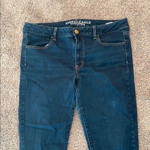 American Eagle super stretch dark wash